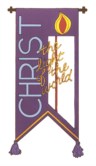 'CHRIST, THE LIGHT OF THE WORLD' BANNER